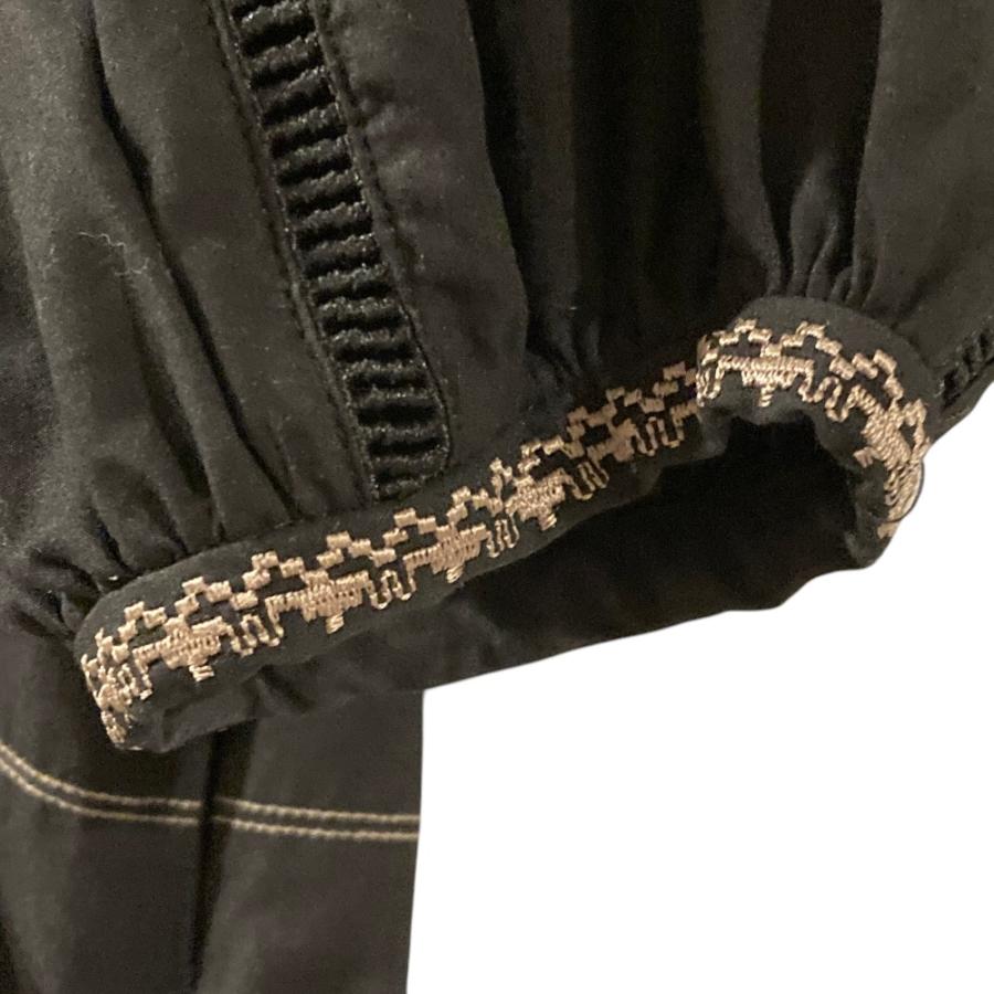 CLANE（クラネ） 良品 SMOCK EMBROIDERY ONE PIECE 刺〓 七分袖 ロング