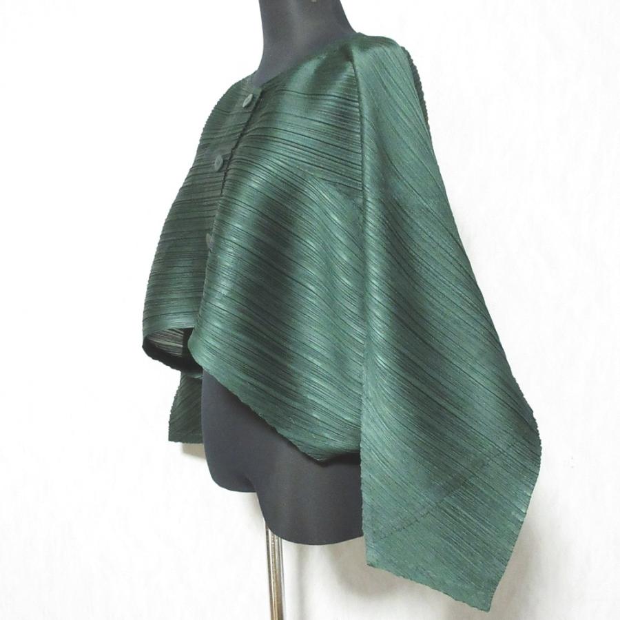 美品 PLEATS PLEASE プリーツプリーズ ストール シフォン グリーン PLEATS PLEASE（プリーツ プリーズ） 美品 24AW PLEATS PLEASE