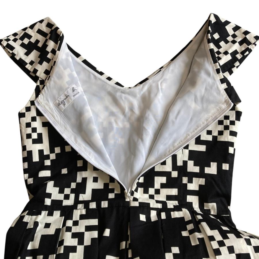 agnes b.（アニエスベー） 美品 agnes b ビッグカラー ドットモチーフ