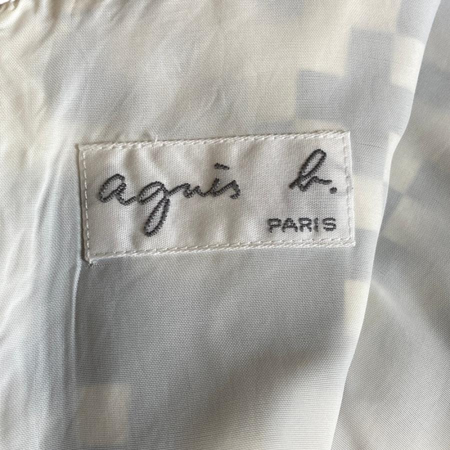 agnes b.（アニエスベー） 美品 agnes b ビッグカラー ドットモチーフ