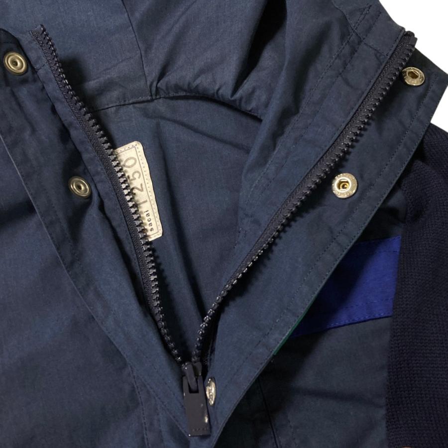 sacai（サカイ） ニットドッキング アノラックフーディー パーカー 17