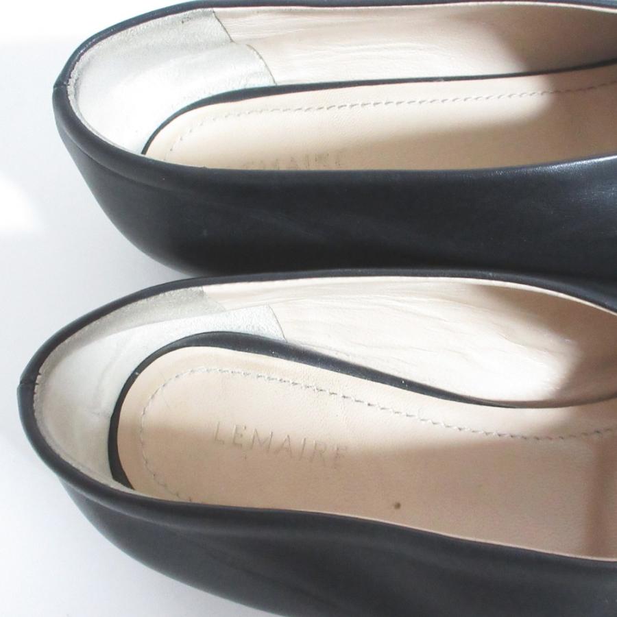 LEMAIRE（ルメール） レザースリッポン フラットシューズ パンプス 36