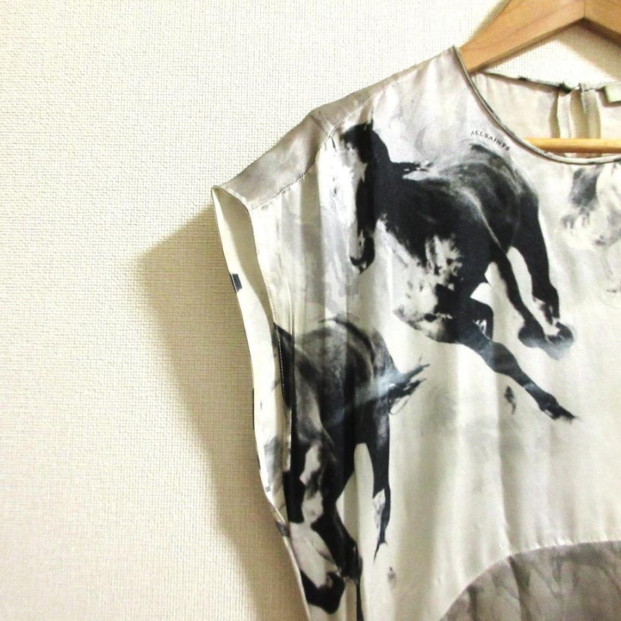 良品 ALLSAINTS オールセインツ GIANNA EPOTO DRESS シルクブレンド 