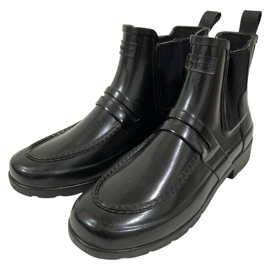 HUNTER（ハンター） 美品 ORIG REF PENNY LOAFER CHELSEA ラバー