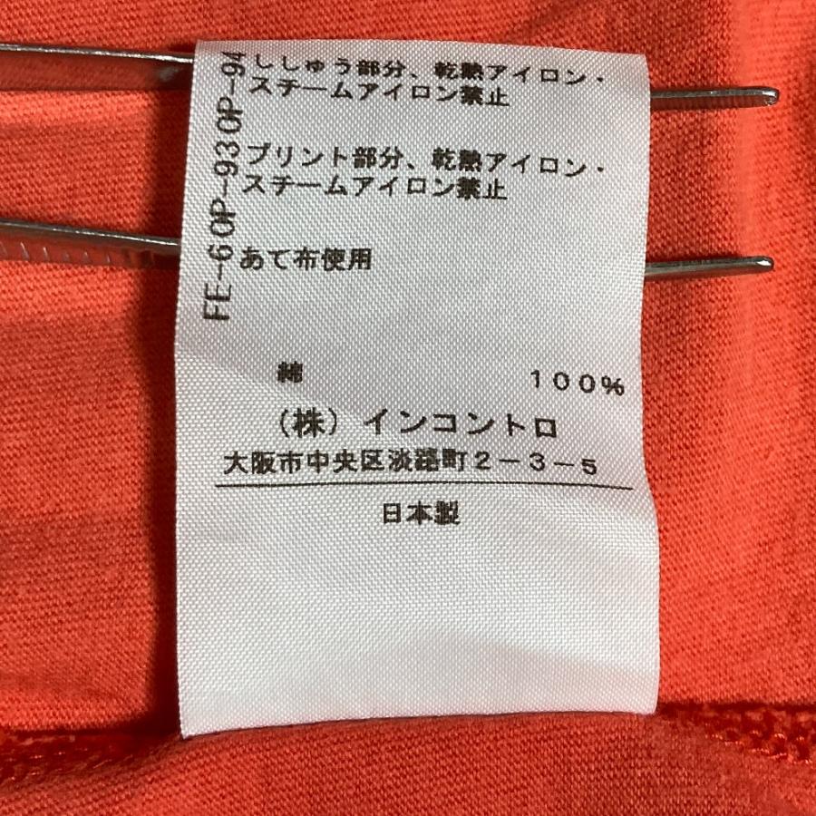 良品 Vivienne Westwood ヴィヴィアンウエストウッド アングロマニア プリント オーバーサイズ Tシャツ サイズ38 オレンジ レディース 古着 中古 USED Vivienne Westwood（ヴィヴィアンウエストウッド） 良品 アングロ