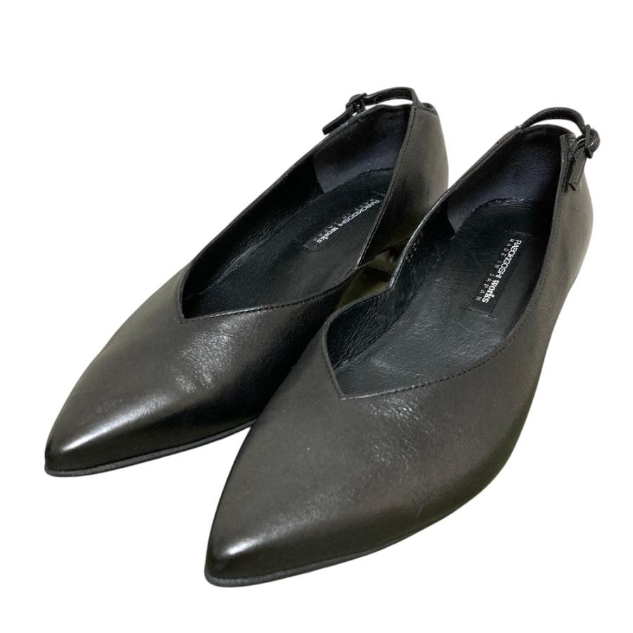 美品 RABOKIGOSHI works ラボキゴシワークス レザー ポインテッドトゥ