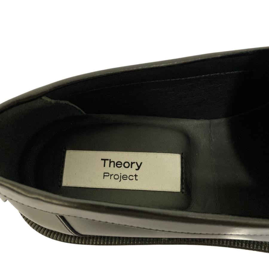 未使用 23AW Theory Project セオリー プロジェクト Calf WF304 レザー コインローファー 14-3360004-050 サイズ37 23.5cm相当 ブラック レディース 古着 中古_5