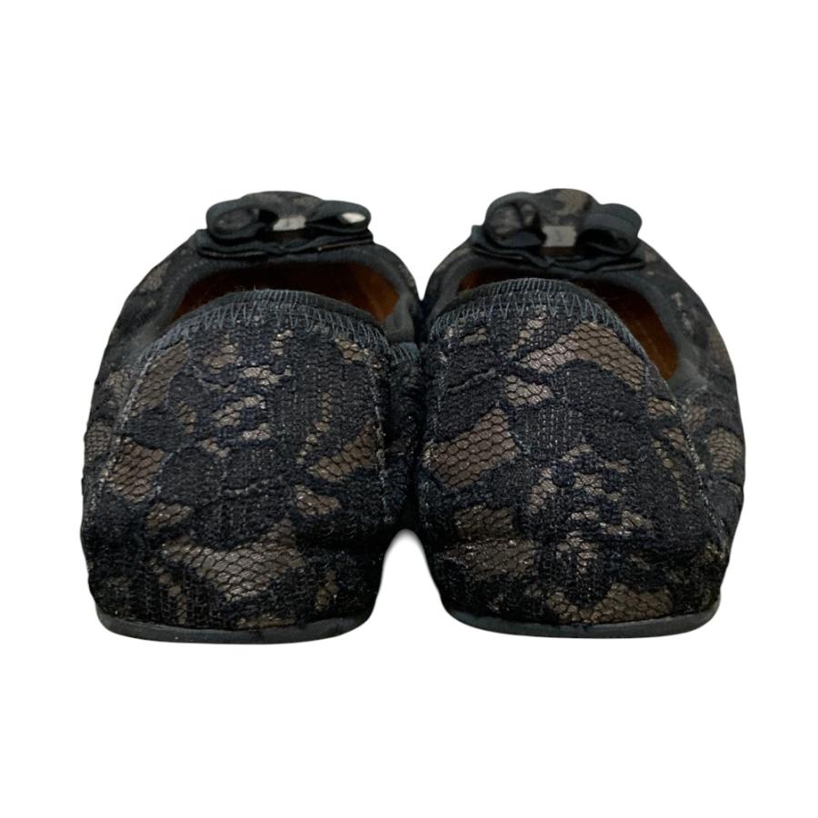 Salvatore Ferragamo ブラック バレエシューズ　中古　美品 良品 Salvatore Ferragamo サルヴァトーレフェラガモ ヴァラリボン