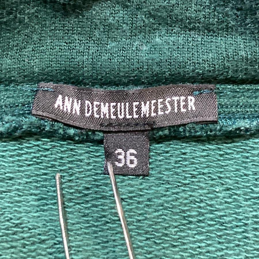 未使用　ANN DEMEULEMEESTER バックロゴ　 スウェット　36 Ann DEMEULEMEESTER（アン ドゥムルメステール） 良品 黒タグ 本人期
