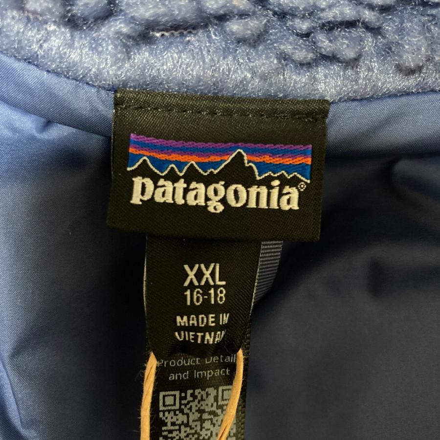 未使用 25AW Patagonia パタゴニア K's Retro-X Vest キッズ レトロX ベスト 65614 サイズXXL ブルー  レディース 古着 中古 USED patagonia（パタゴニア） 未使用 25AW Patagonia K's Retro-X Vest