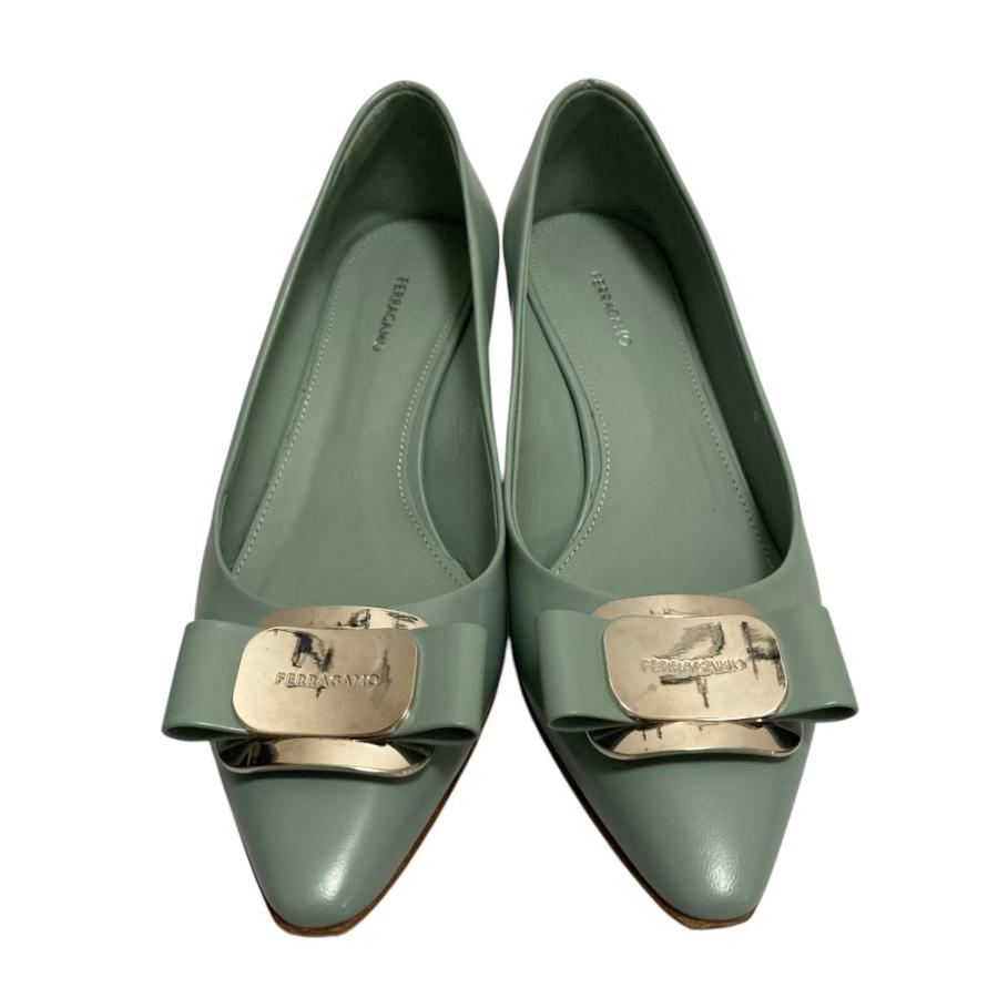 美品 Salvatore Ferragamo サルヴァトーレフェラガモ ZELMA ヴァラ 
