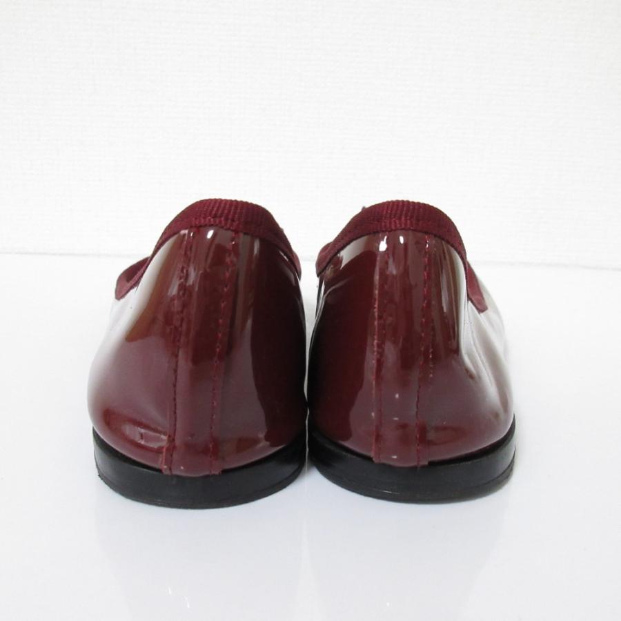 Repetto レペット　エナメル赤 フラットシューズ　バレエシューズ　38 repetto（レペット） 良品 エナメル バレエシューズ フラットシューズ