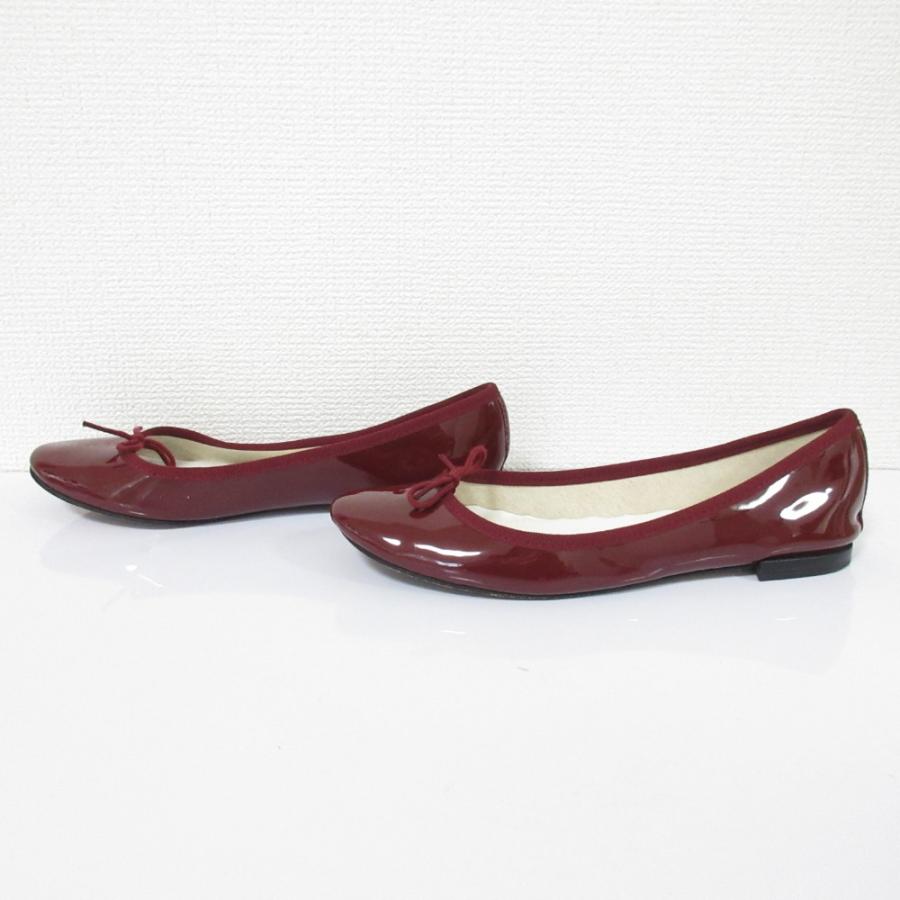 repetto（レペット） 良品 エナメル バレエシューズ フラットシューズ