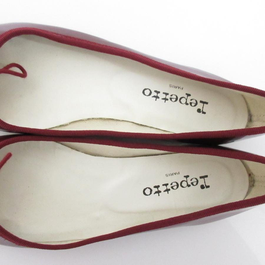 repetto（レペット） 良品 エナメル バレエシューズ フラットシューズ