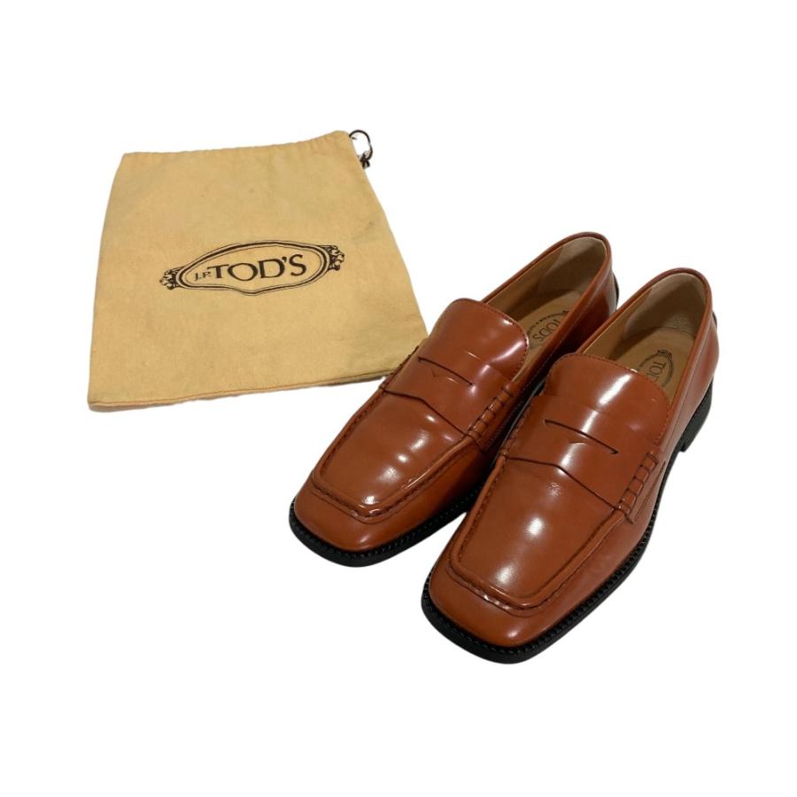 美品 Tod's トッズ コインローファー レザードライビングシューズ 25cm