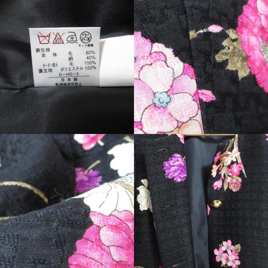レディースファッション レオナール シルク 花柄 フラワープリント