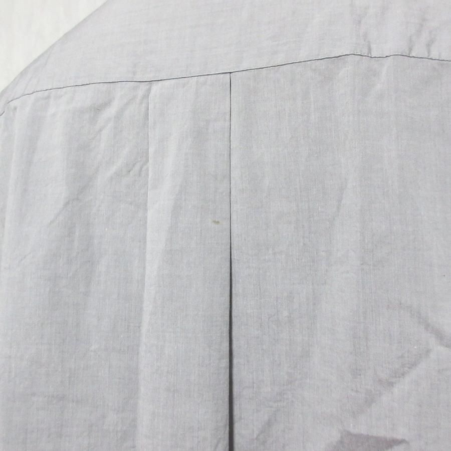 良品 MARGARET HOWELL マーガレットハウエル COTTON CHAMBRAY ボウタイ付き ブラウス シャツ サイズ2 グレー レディース 古着 中古 USED MARGARET HOWELL（マーガレットハウエル） 良品 COTTON CHAMBRAY