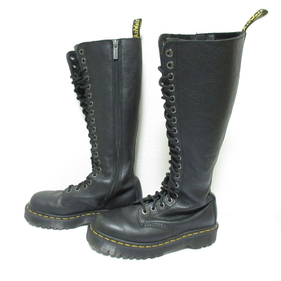 Dr.Martens（ドクターマーチン） 良品 20ホール レザー ロングブーツ