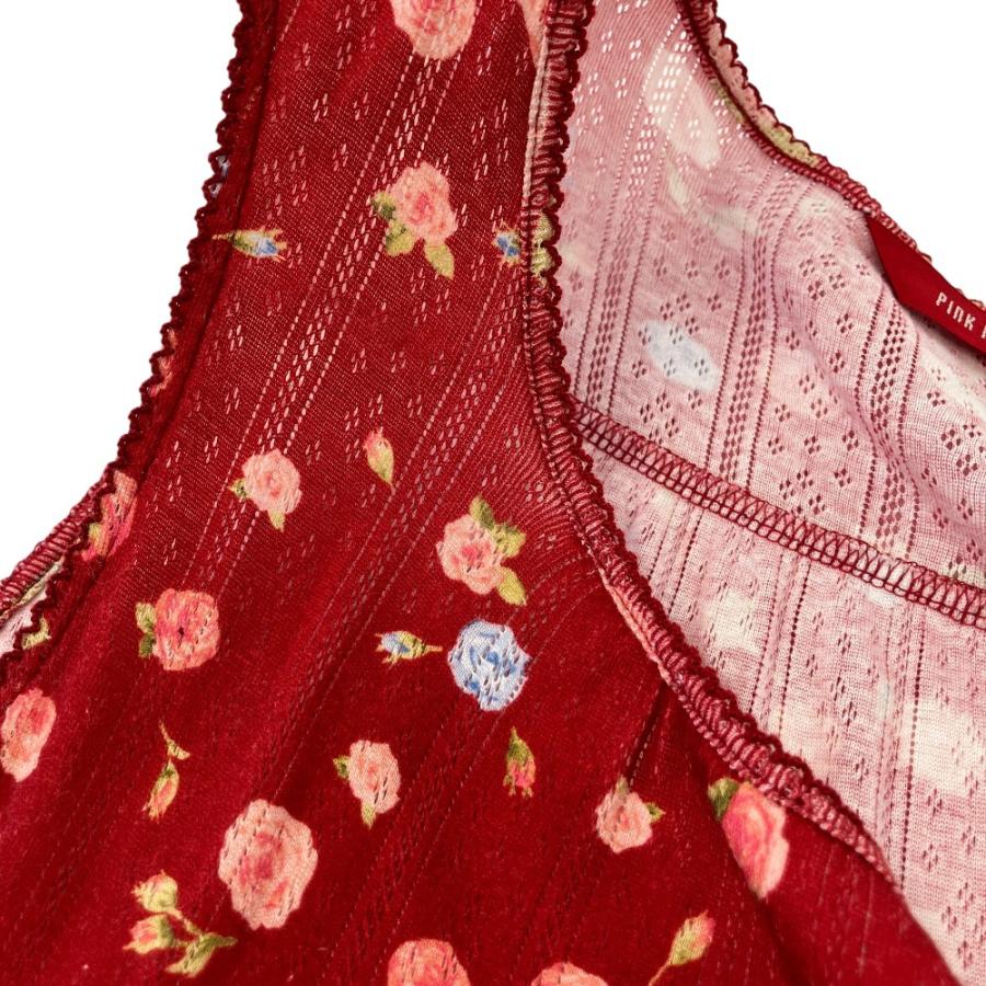 PINK HOUSE（ピンクハウス） 美品 フラワープリント ノースリーブ