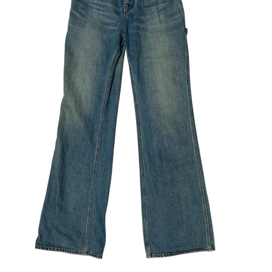美品 MADISONBLUE マディソンブルー BIBALL FLARE PT デニム