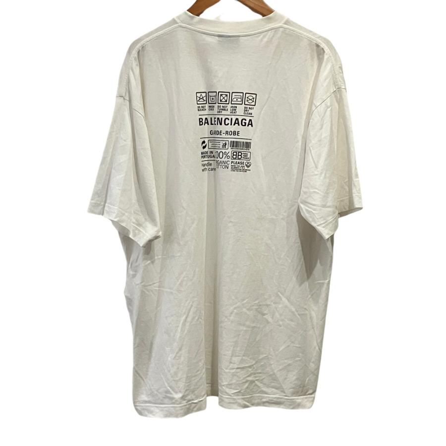 BALENCIAGA（バレンシアガ） 美品 ケアラベルプリント オーバーサイズT 