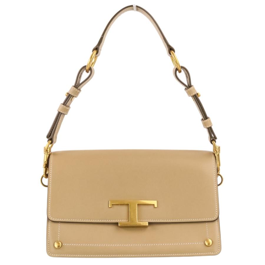 新品同様 TOD'S トッズ Tタイムレス 2WAY レザー ミニショルダーバッグ