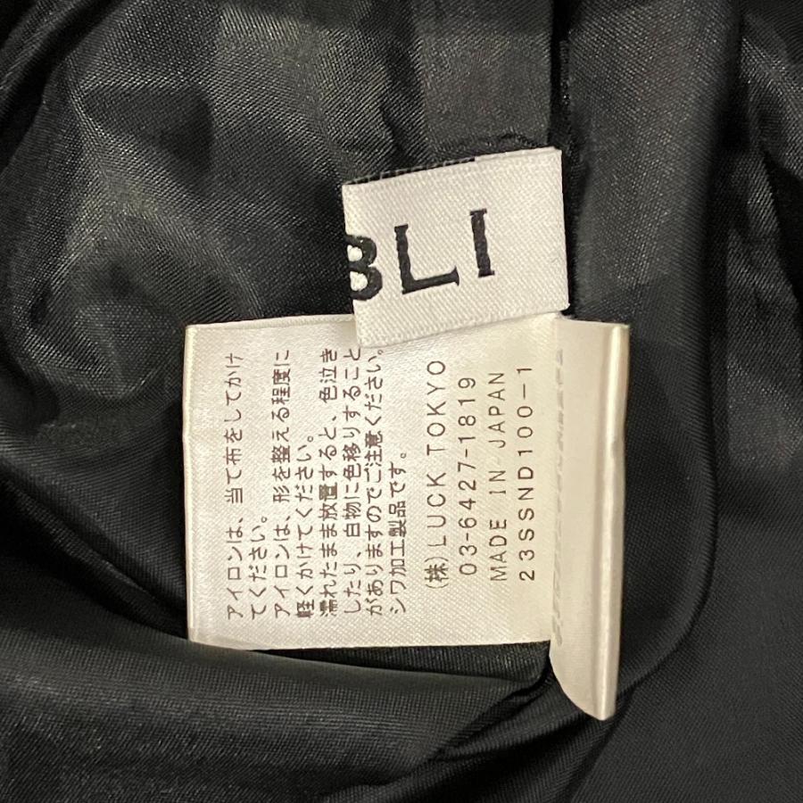 OBLI 美品 オブリ ハート刺繍 ロング ワンピース 1 ブラック ピンク