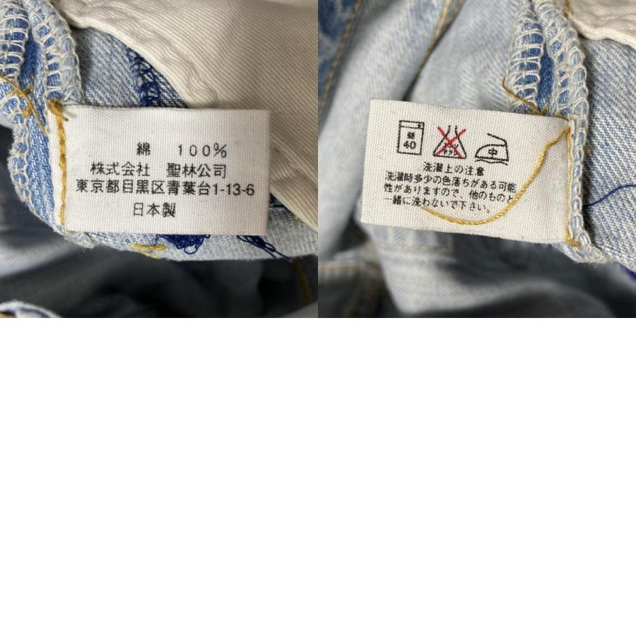 BLUE BLUE（ブルーブルー） 美品 パッチワーク デニムパンツ W31