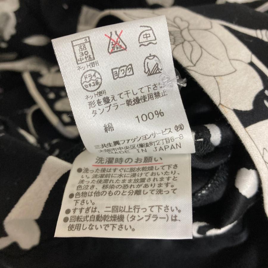 美品 LEONARD SPORT レオナールスポーツ フラワー コスメプリント ロングスリーブ ハーフボタン カットソー サイズ42 ブラウン レディース 古着 中古 USED LEONARD SPORT 美品 レオナールスポーツ フラワー コスメプリント