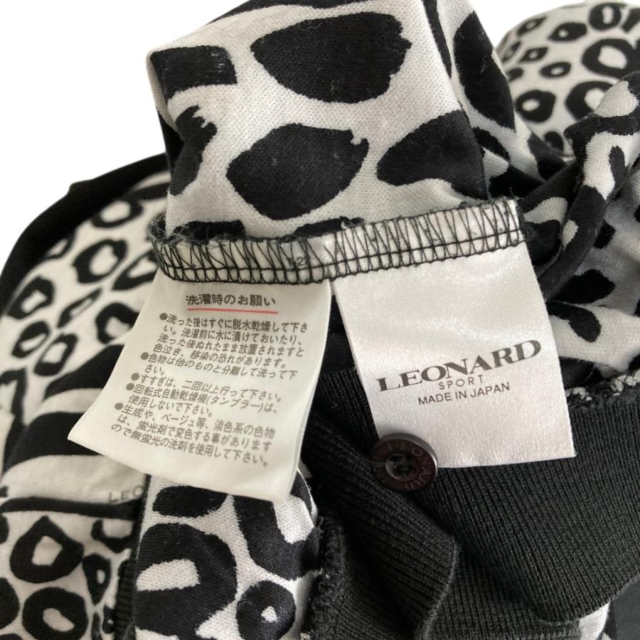 LEONARD SPORT 美品 レオナールスポーツ レオパードプリント 長袖 