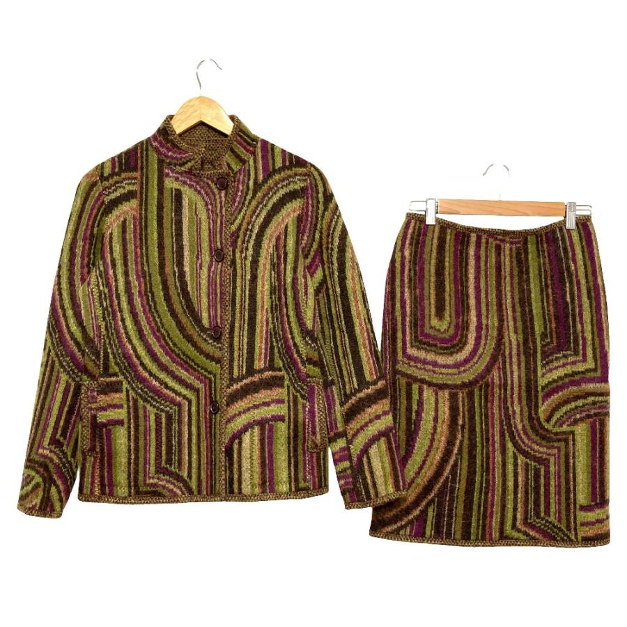 MISSONI（ミッソーニ） 美品 リバーシブルニットジャケット スカート 