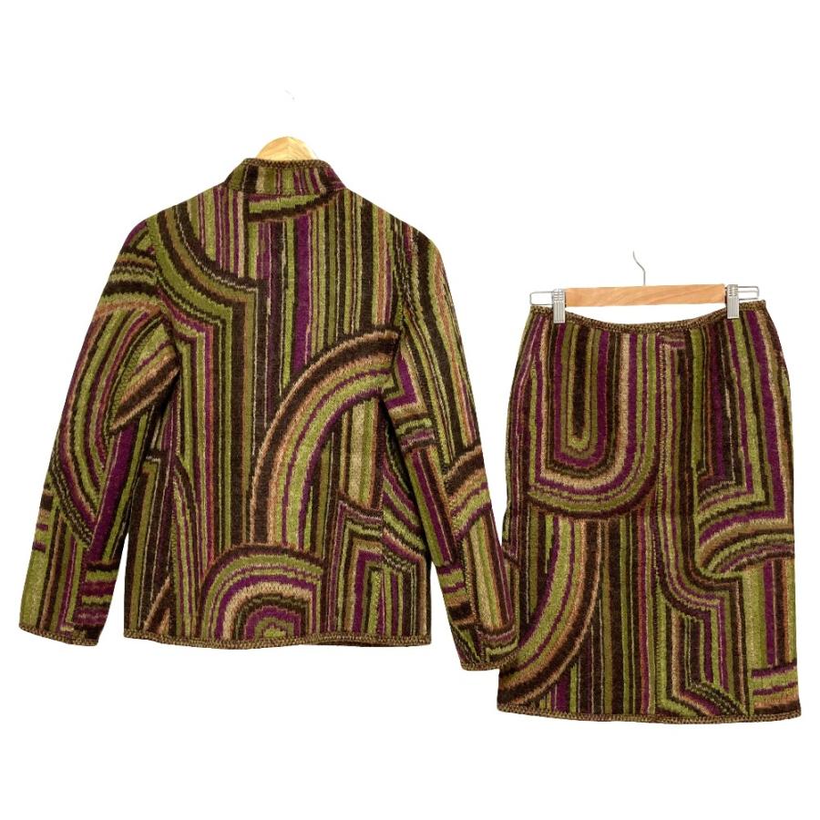 MISSONI（ミッソーニ） 美品 リバーシブルニットジャケット スカート 