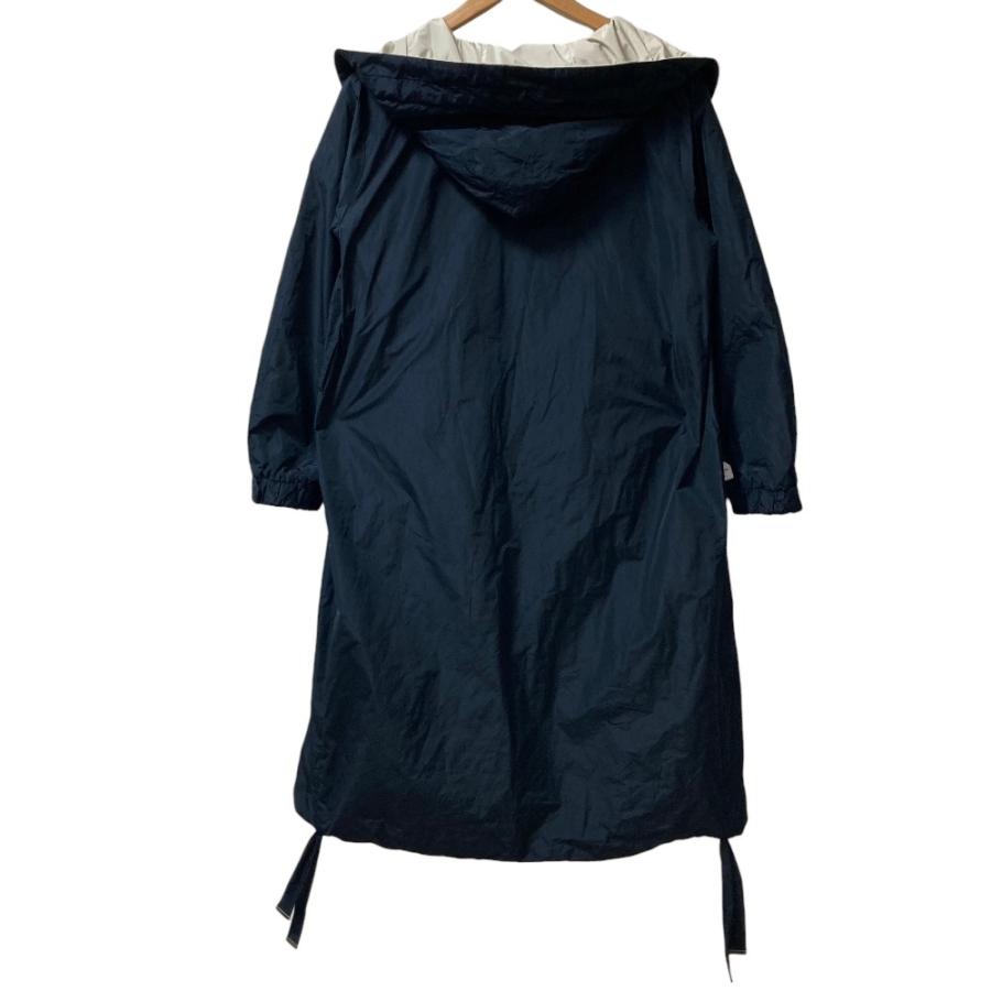 良品 Max Mara THE CUBE マックスマーラ ザキューブ ナイロン リバーシブルコート 902110176 サイズ38 ネイビー×ライトベージュ レディース 古着 中古 USED 良品 Max Mara THE CUBE マックスマーラ ザキューブ ナイロン