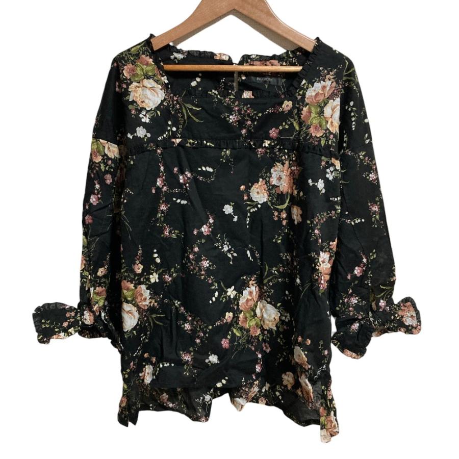 INGEBORG（インゲボルグ） 美品 24SS INGEBORG ボタニカルpt.ブラウス 