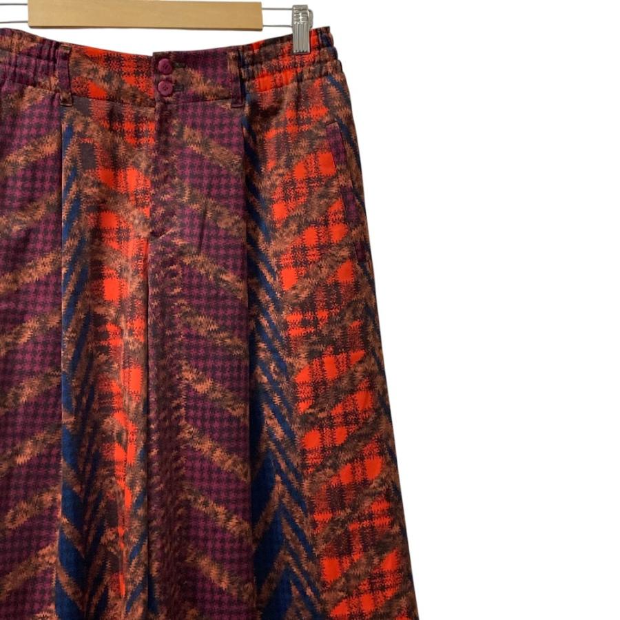 ISSEY MIYAKE（イッセイミヤケ） 美品 パネル 転写プリント ワイド 