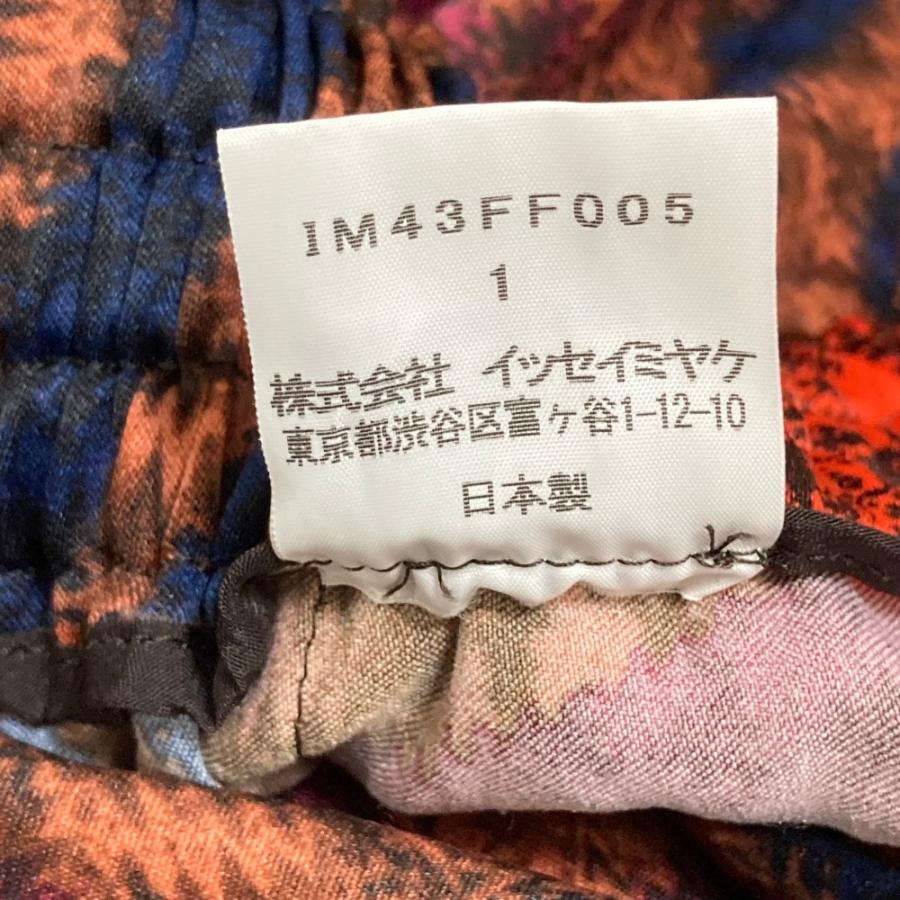 ISSEY MIYAKE（イッセイミヤケ） 美品 パネル 転写プリント ワイド 