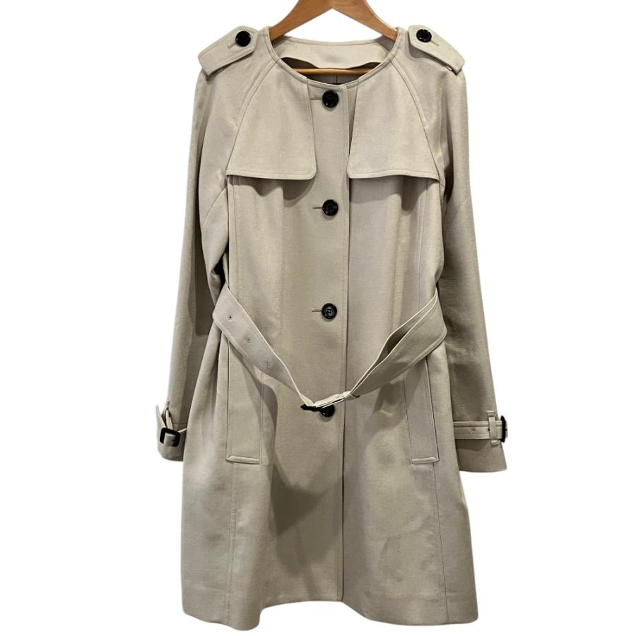 mi様ご購入用　BURBERRY LONDON◆ポーランド製◆レディースブルゾン 良品 BURBERRY LONDON バーバリーロンドン ノーカラートレンチコート