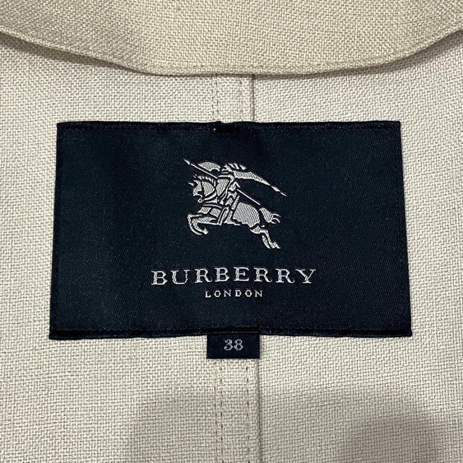 良品 BURBERRY LONDON バーバリーロンドン ノーカラートレンチコート