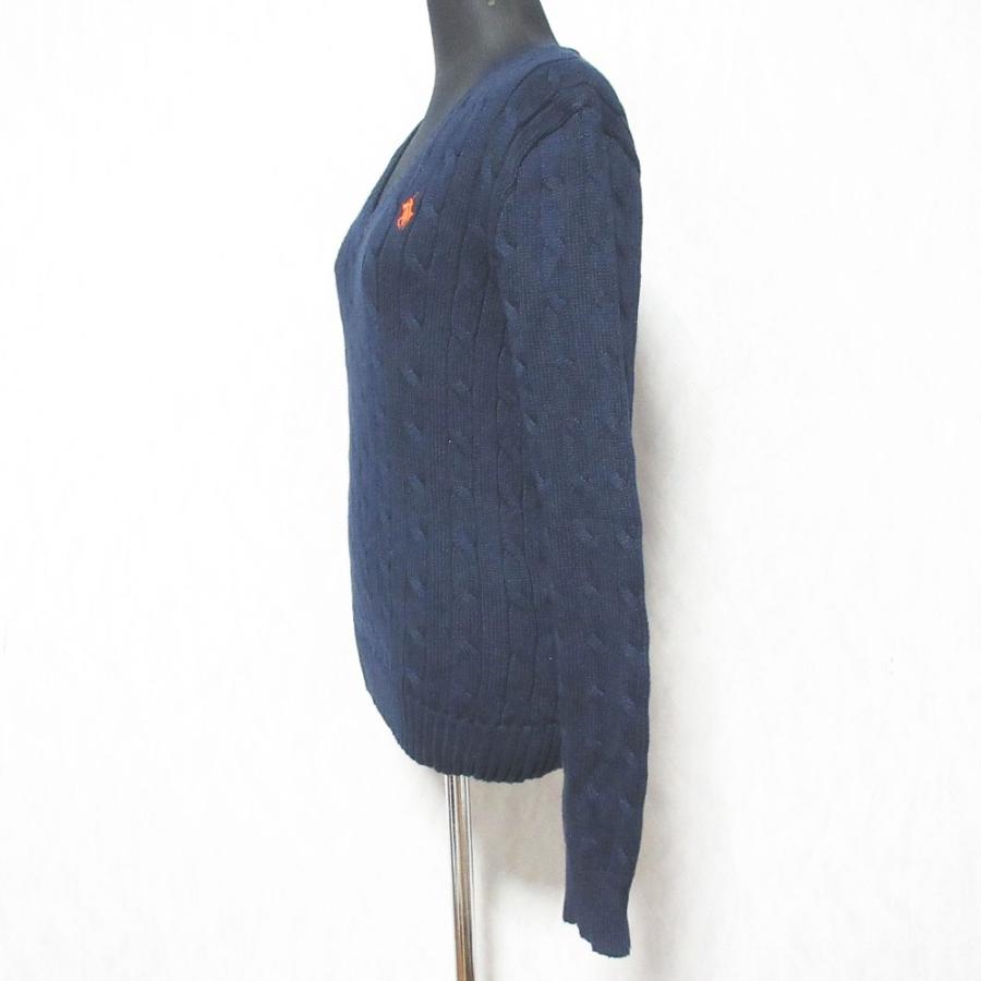 POLO RALPH LAUREN（ポロ・ラルフローレン） 良品 ポニーロゴ刺繍 V 