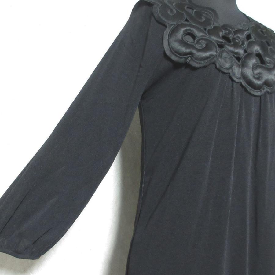 VIVIENNE TAM（ヴィヴィアンタム） 美品 中華雲 ひざ丈 パワーネット