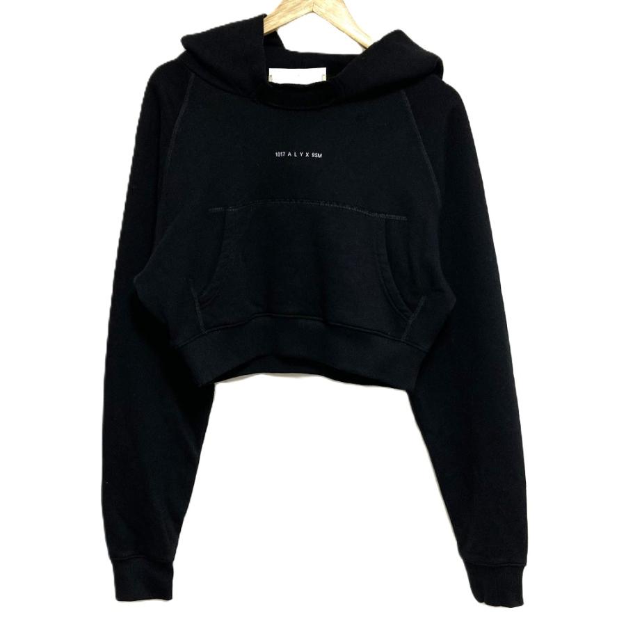 美品 1017 ALYX 9SM アリクス クロップド プルオーバーパーカー S 
