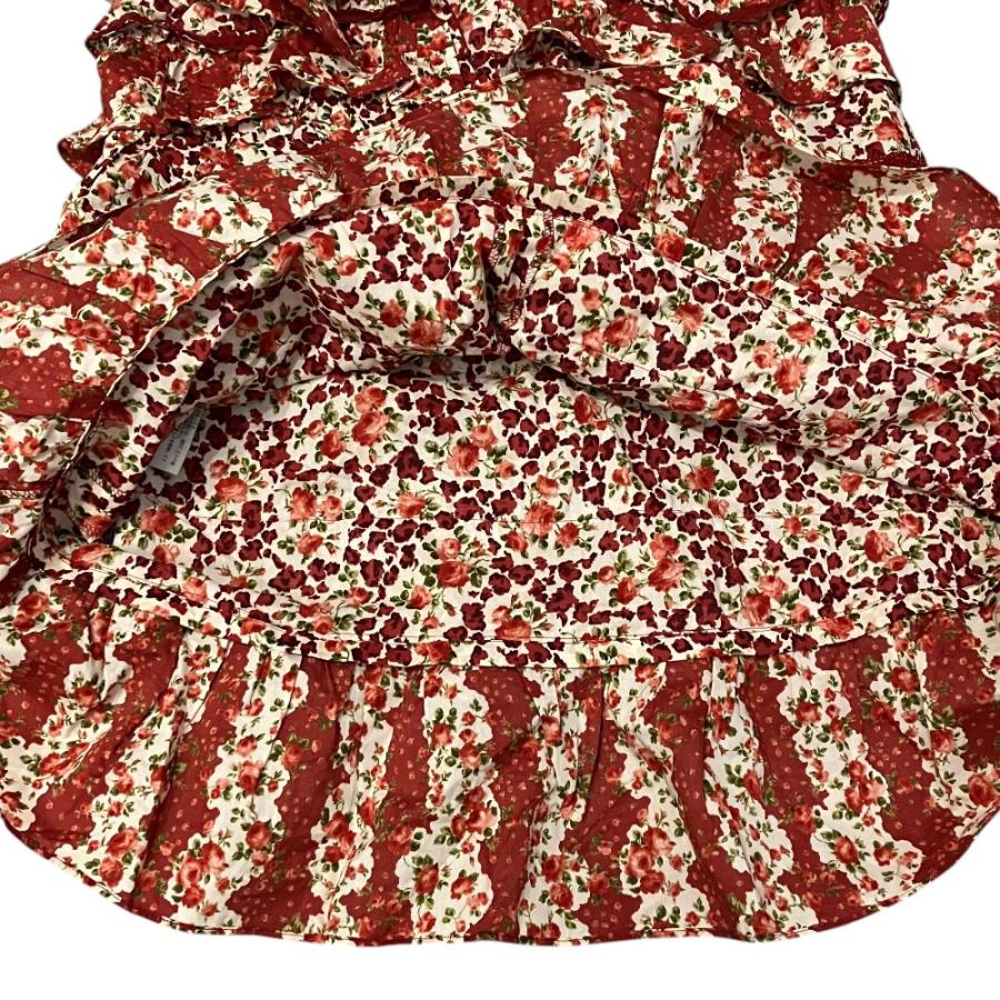 PINK HOUSE（ピンクハウス） 美品 FLEUR ROUGE ローズプリント 段々