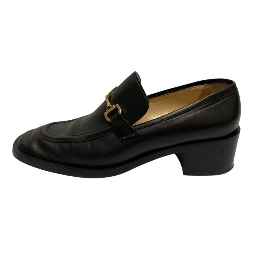 GUCCI（グッチ） 良品 ホースビット スクエアトゥ チャンキーヒール 