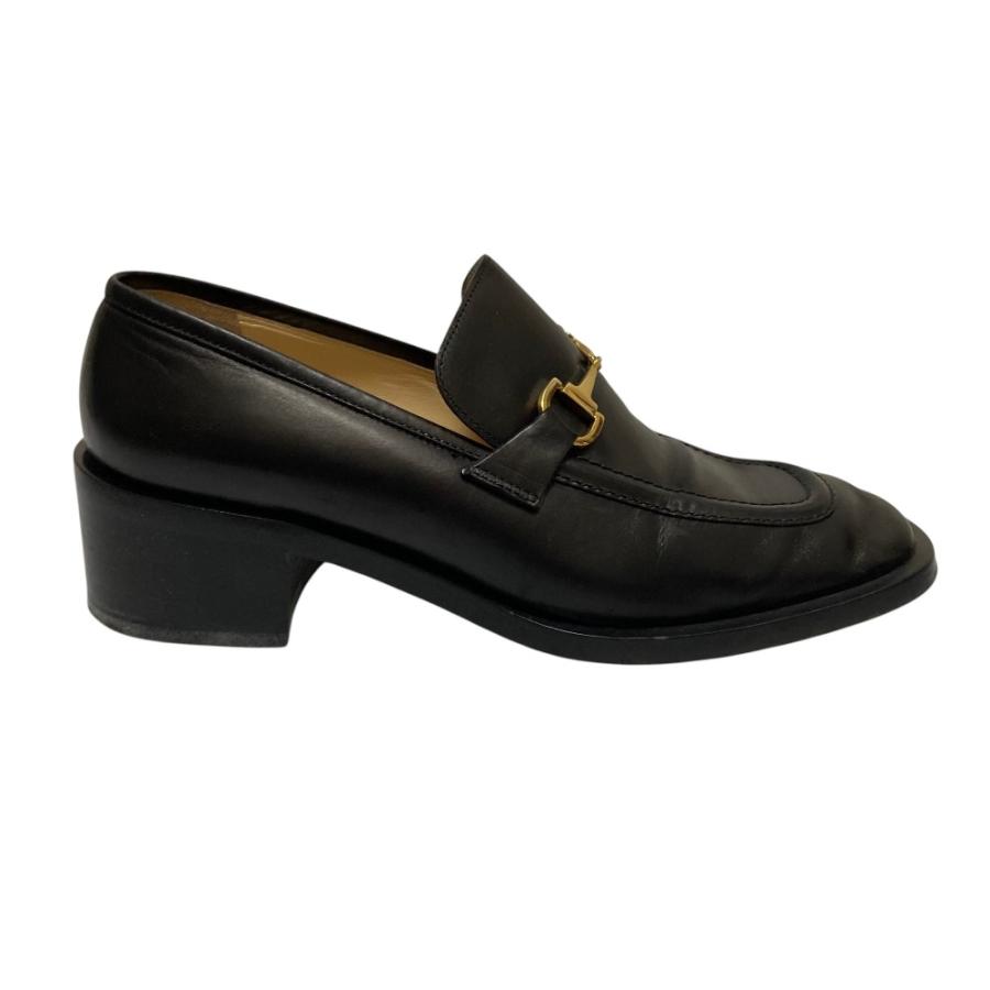 GUCCI（グッチ） 良品 ホースビット スクエアトゥ チャンキーヒール 