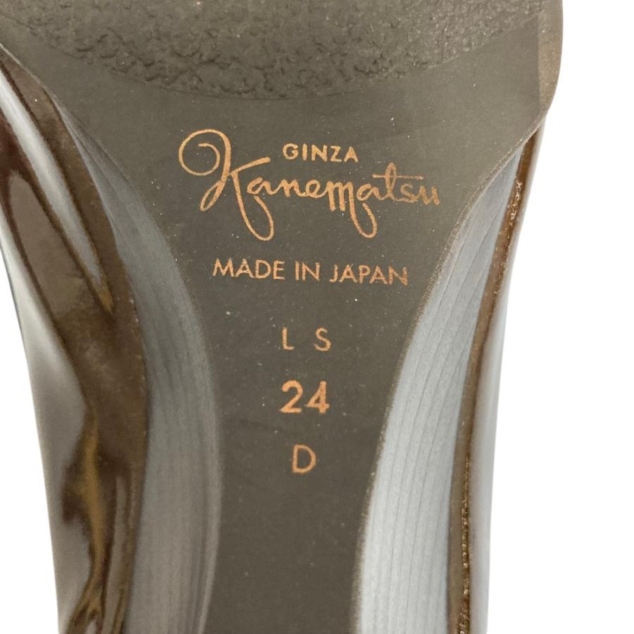 GINZA Kanematsu（銀座かねまつ） 美品 オープントゥ ウェッジソール