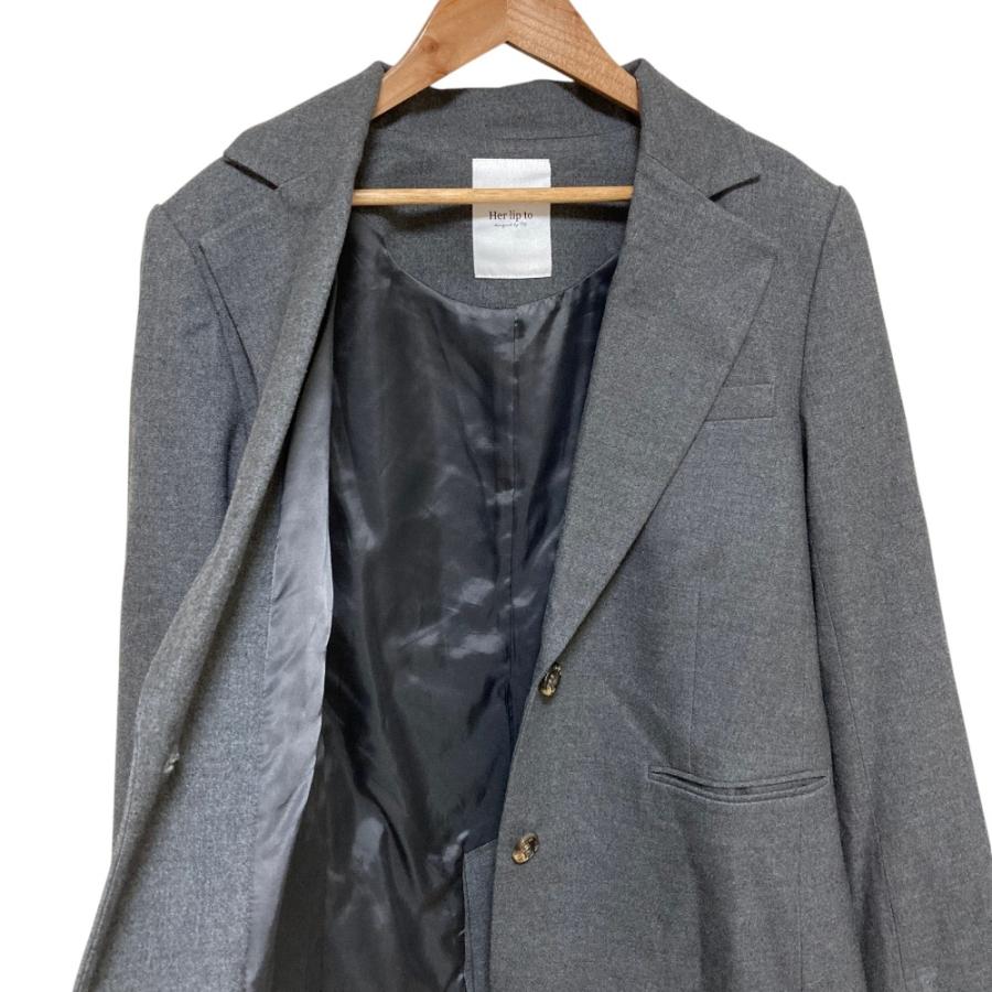 美品 24AW Herlipto ハーリップトゥ Wool Blend Jacket テーラード 