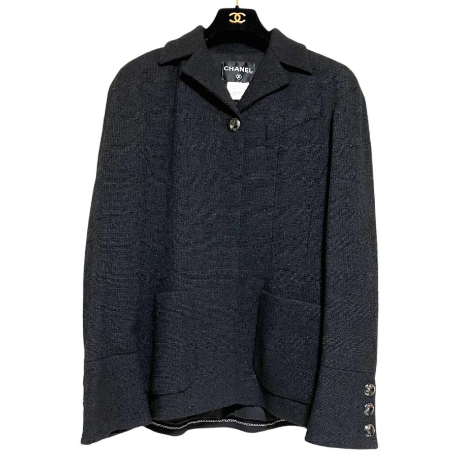 CHANEL（シャネル） 新品同様 シングル ツイード ジャケット P46989 
