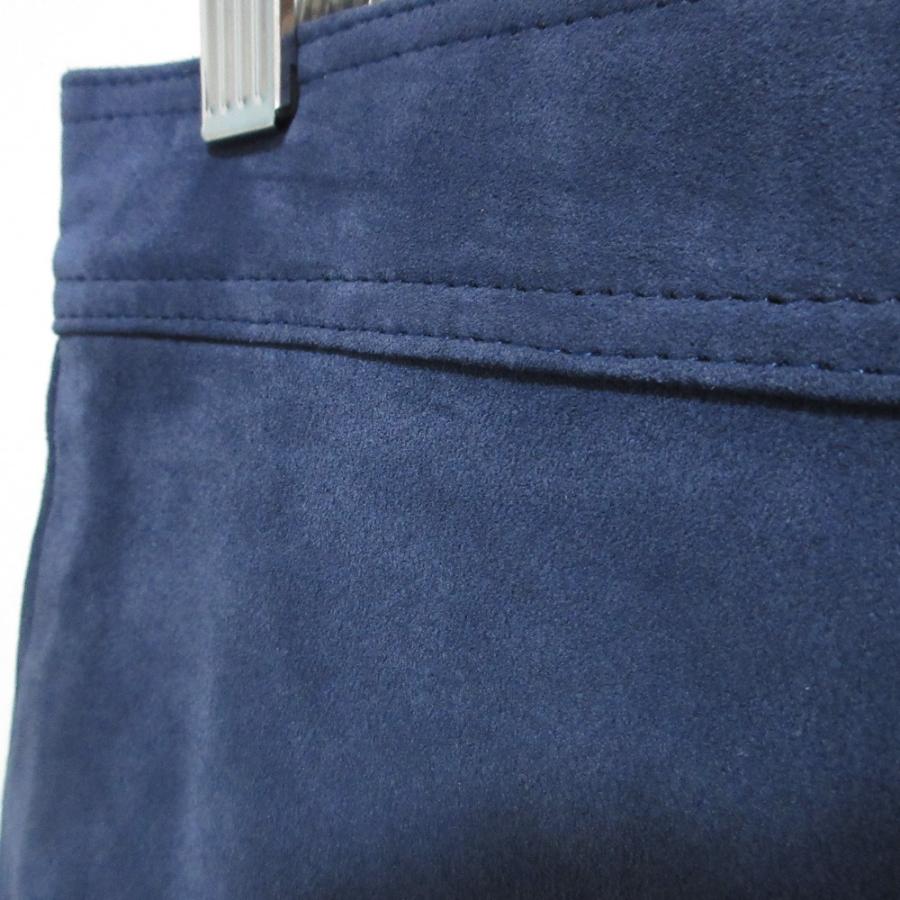 未使用 MADISON BLUE マディソンブルー スエード ミモレ丈 レザー