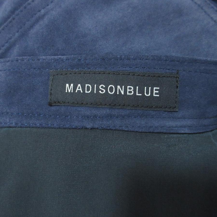 未使用 MADISON BLUE マディソンブルー スエード ミモレ丈 レザー