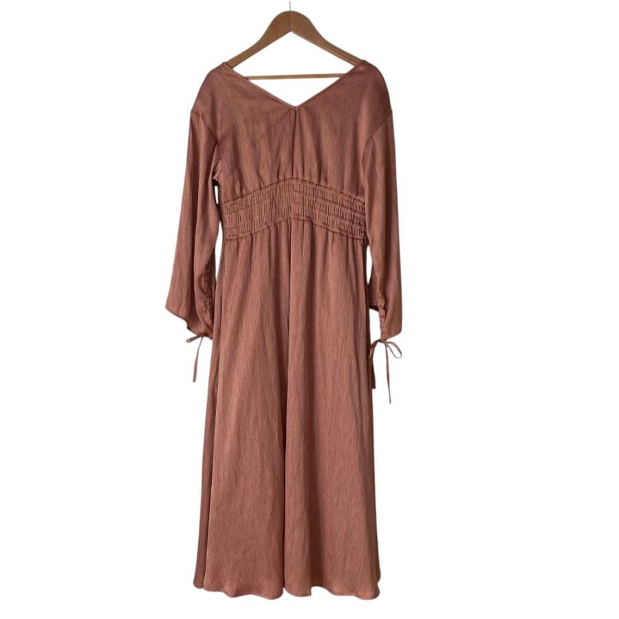 アメリヴィンテージ　人気　ワンピース 美品 AMERI VINTAGE アメリヴィンテージ TUCK SHAPE DRESS 両Vネック